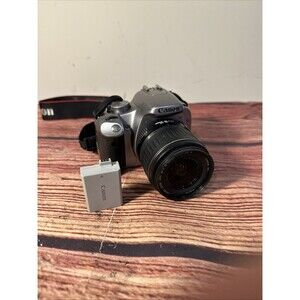 Canon EOS XSI 12MP DSLR Camera Rebel W 18-55mm Lens W/ Battery - WORKING